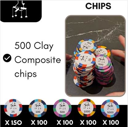 Royal Tournament Poker Set - Clay
